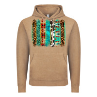 Vintage Coffee western brushstroke Vintage Hoodie - OliviaCreatesArt