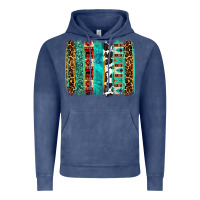 Vintage Denim western brushstroke Vintage Hoodie - OliviaCreatesArt