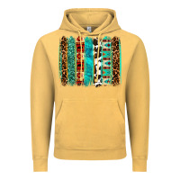 Vintage Mustard western brushstroke Vintage Hoodie - OliviaCreatesArt