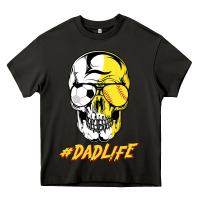 Asphalt Dad life Sugar Skull for Soccer Softball Halloween Costume Heavy Core Tee - maiPhamDesign