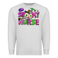 Dove Grey spooky nurse Premium Sweatshirt - AdoDesignShop