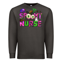 Smoke spooky nurse Premium Sweatshirt - AdoDesignShop