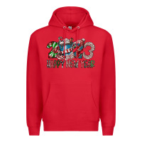 Red 2023 Happy New Year Premium Hoodie - CowhideDigitalArt