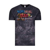 Cloud Black Memorial day honor ans remember Vintage Tee - CowGirlArtShop