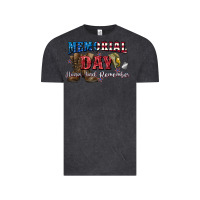 Vintage Black Memorial day honor ans remember Vintage Tee - CowGirlArtShop
