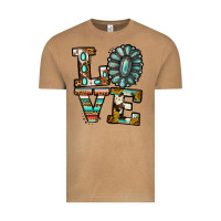 Turquoise Serape Love Vintage Tee | Teevron