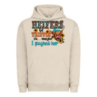 Pigment French Oak heifers be trippin ok maybe i pushed her Urban Hoodie - JahusDesignShop
