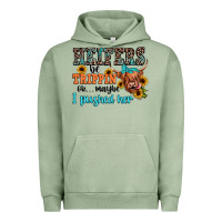 Pigment Oil Green heifers be trippin ok maybe i pushed her Urban Hoodie - JahusDesignShop