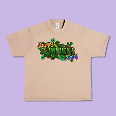 Happy St. Patrick's Day Urban Heavy Tee Designed By Howdyjamesfarm