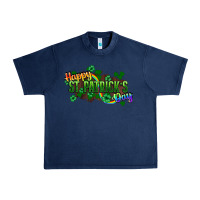 Navy Happy St. Patrick's Day Urban Heavy Tee - HowdyJamesFarm