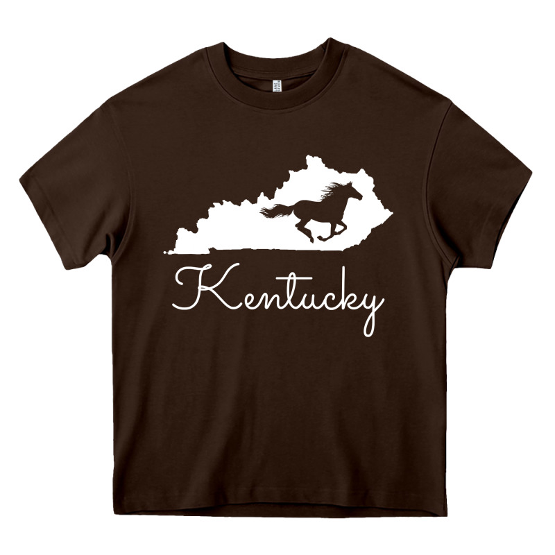 Kentucky Horse Map State , Best Gift, Costume, Halloween, Xmas, Christ Heavy Core Tee by maiPhamDesign | Teevron
