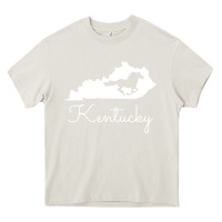 Cream Kentucky Horse Map State , best gift, costume, halloween, xmas, christ Heavy Core Tee - maiPhamDesign