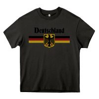 Asphalt DEUTSCHLAND Germany Flag Coat of Arms Eagle Banner Vintage , best gift Heavy Core Tee - maiPhamDesign