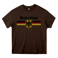 Chocolate Brown DEUTSCHLAND Germany Flag Coat of Arms Eagle Banner Vintage , best gift Heavy Core Tee - maiPhamDesign
