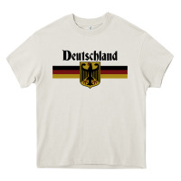 Deutschland Germany Flag Coat Of Arms Eagle Banner Vintage , Best Gift Heavy Core Tee | Teevron