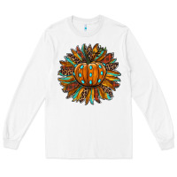 White pumpkin sunflower Long Sleeve Tee - RanaPortraitStore