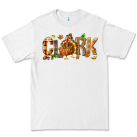 White Personalized Thanksgiving Premium Tee - NancyCooperArtShop