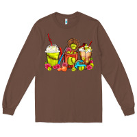 Chestnut Softball Coffee Cups Long Sleeve Tee - FaDigitalArtStudio