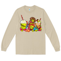 Mushroom Softball Coffee Cups Long Sleeve Tee - FaDigitalArtStudio