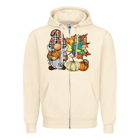 Sandshell it's fall y'all gnome Zipper Hoodie - BarkalooDesign