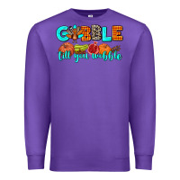 Purple gobble till you wobble Premium Sweatshirt - AdoDesignShop
