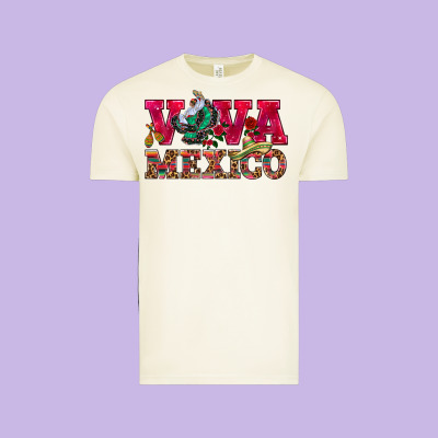 Viva Mexico Vintage Tee Designed By Howdyjamesfarm