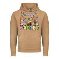 Vintage Camel Happy Easter bunnys Vintage Hoodie - OliviaCreatesArt