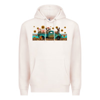 Pale Pink western animals truck Premium Hoodie - Jasminsmagicworld
