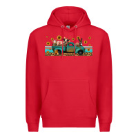 Red western animals truck Premium Hoodie - Jasminsmagicworld