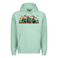 Seafoam western animals truck Premium Hoodie - Jasminsmagicworld