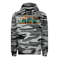 Slate Camo western animals truck Premium Hoodie - Jasminsmagicworld