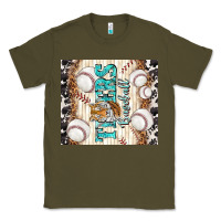 Army Green tigers baseball with tiger Classic Tee - TumblerDesignByShophia
