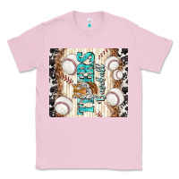 Bubblegum Pink tigers baseball with tiger Classic Tee - TumblerDesignByShophia