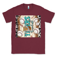 Burgundy tigers baseball with tiger Classic Tee - TumblerDesignByShophia