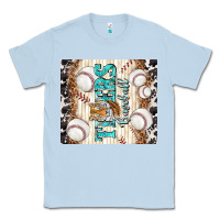 Dusty Blue tigers baseball with tiger Classic Tee - TumblerDesignByShophia