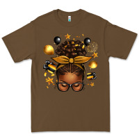 Cacao new year's eve afro messy bun Premium Tee - texasbilliewilder