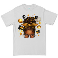 Dove Grey new year's eve afro messy bun Premium Tee - texasbilliewilder