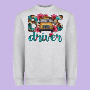 Bus Driver Heavyweight Sweatshirt Designed By Artiststas