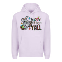 Lilac Happy Easter Y'all Premium Hoodie - CowhideDigitalArt