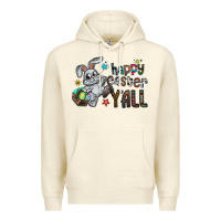 Sandshell Happy Easter Y'all Premium Hoodie - CowhideDigitalArt