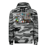 Slate Camo Happy Easter Y'all Premium Hoodie - CowhideDigitalArt