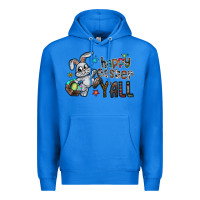 True Royal Happy Easter Y'all Premium Hoodie - CowhideDigitalArt