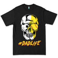 Dad Life Sugar Skull For Soccer Softball Halloween Costume Premium Tee | Teevron