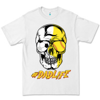 White Dad life Sugar Skull for Soccer Softball Halloween Costume Premium Tee - maiPhamDesign