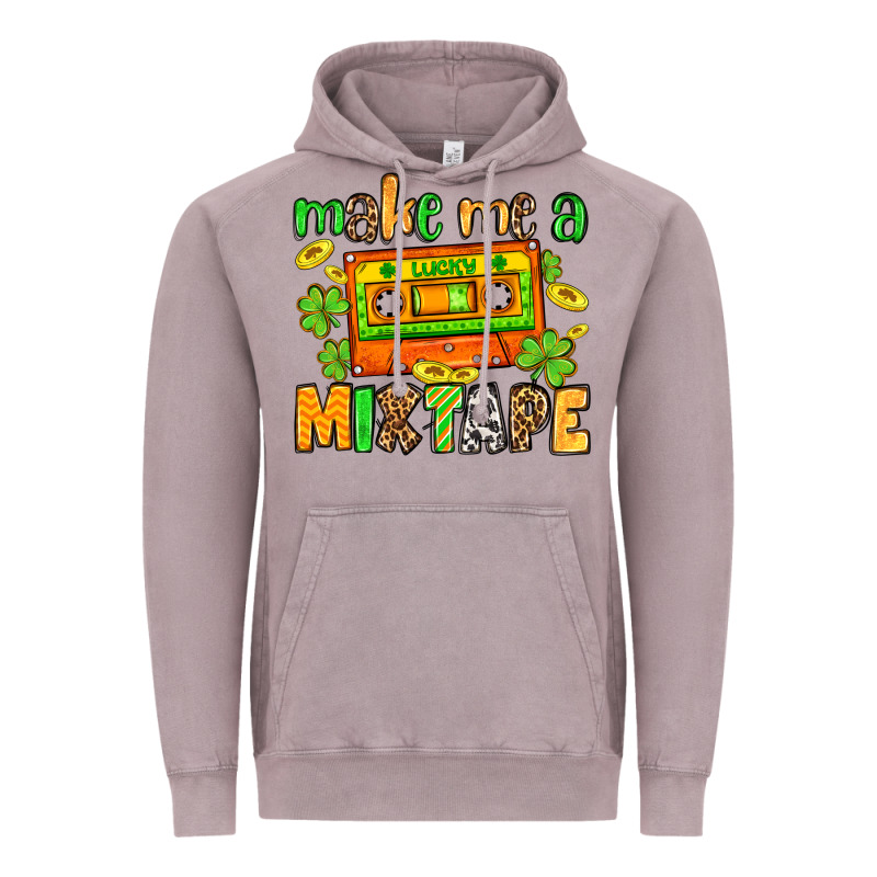 Make Me A Mixtape St. Patrick's Day Vintage Hoodie by OliviaCreatesArt | Teevron