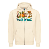 Sandshell love fall y'all Zipper Hoodie - BarkalooDesign