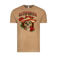 Vintage Camel Chingona with roses Mexico Vintage Tee - HowdyJamesFarm