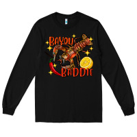 Black Crawfish bayou baddie Long Sleeve Tee - FaDigitalArtStudio