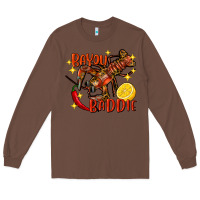 Chestnut Crawfish bayou baddie Long Sleeve Tee - FaDigitalArtStudio