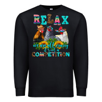 Black relax we are all crazy  competition Premium Sweatshirt - AdoDesignShop